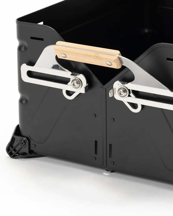 Snow Peak Festival Item Stacking Shelf Container 25 - Black