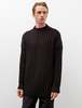 Crew Neck Open Rib Sweater - Brown - Thumbnail 1
