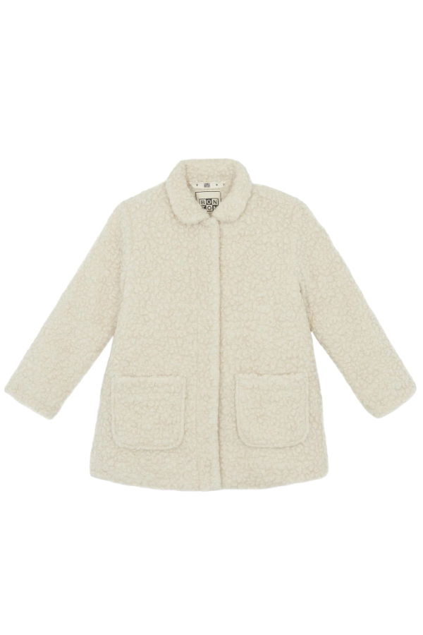 Kids Bonton Suzanne Coat - Cream