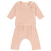 Kids Petit Bateau Baby Two Piece Set - Vintage Pink Stripes - Thumbnail 3