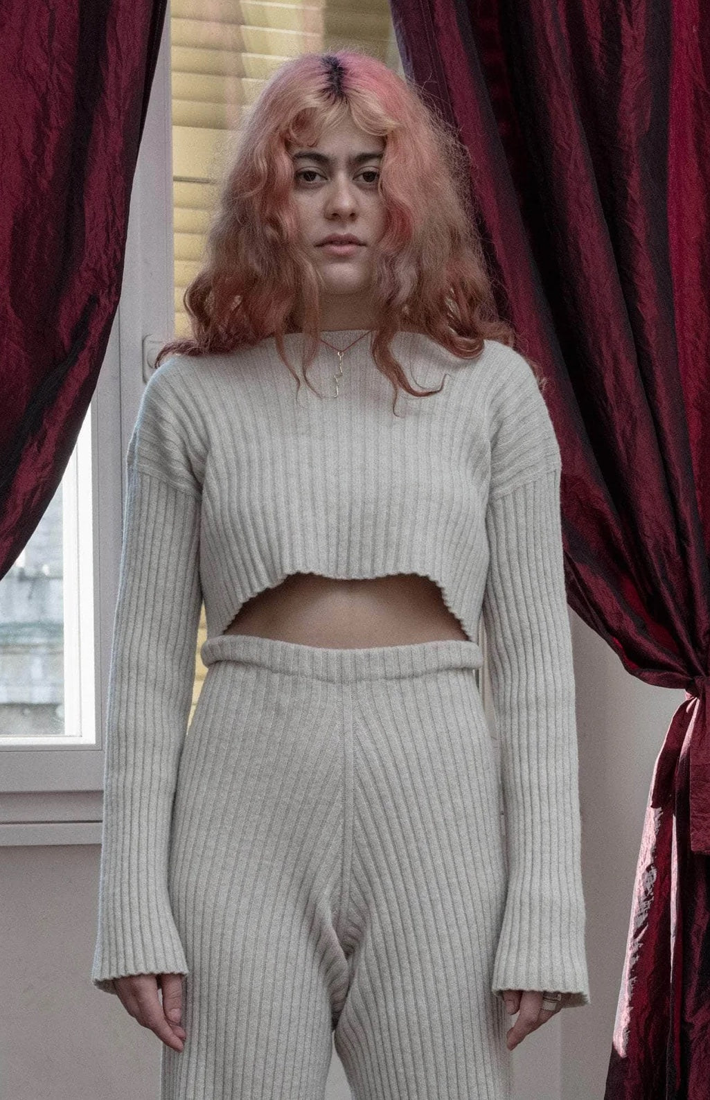 baserange MACAU SWEATER ニット knit ショート Baserange Macau Sweater - Sur Sand | Garmentory