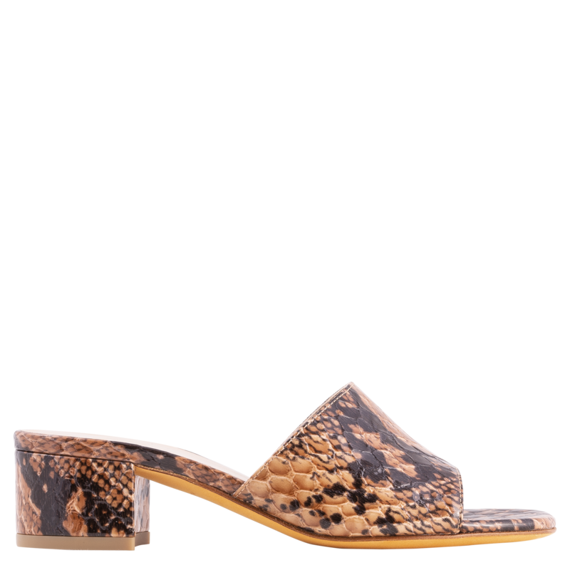 Maryam Nassir Zadeh Agatha Slide - Auburn Snake | Garmentory
