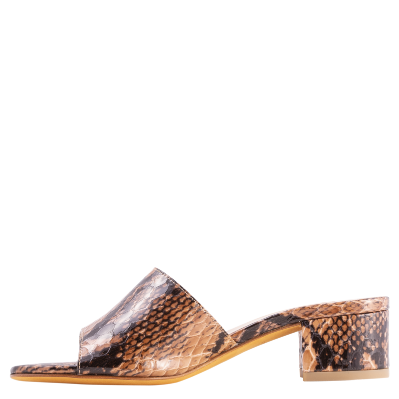 Maryam Nassir Zadeh Agatha Slide - Auburn Snake | Garmentory