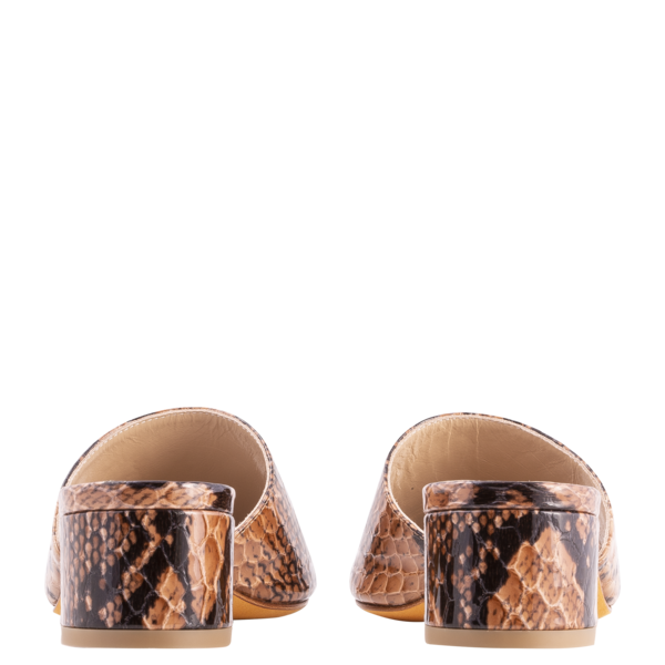 Maryam Nassir Zadeh Agatha Slide - Auburn Snake | Garmentory