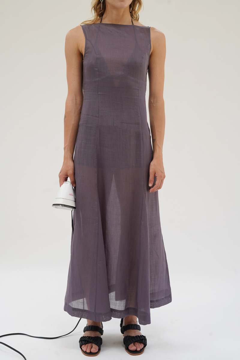 Paloma Wool Heimer Dress - Dark Lilac | Garmentory
