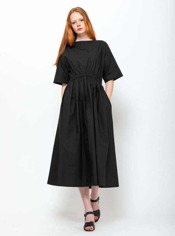 Black Crane New Pleated Dress | Garmentory Black Crane New Pleated Dress | Garmentory