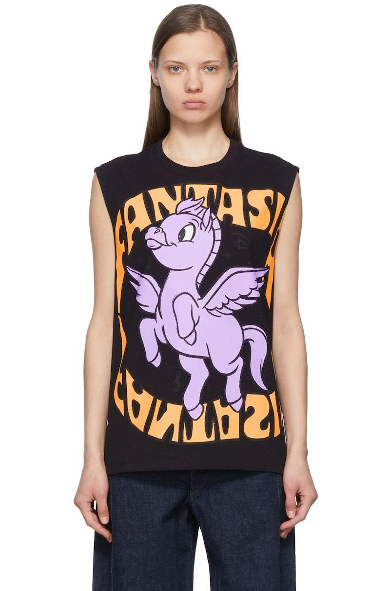 STELLA MCCARTNEY Fantasia Pegasus T-Shirt - Black | Garmentory STELLA MCCARTNEY Fantasia Pegasus T-Shirt - Black | Garmentory