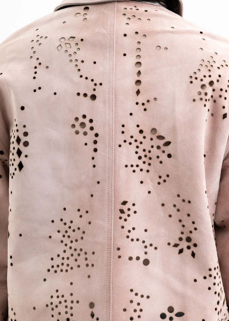 ジャケット・アウター MASU GALAXY-CUT LEATHER JACKET(SALMON) MASU(エムエーエスユー)のGALAXY-CUT LEATHER JACKET SALMONの通販