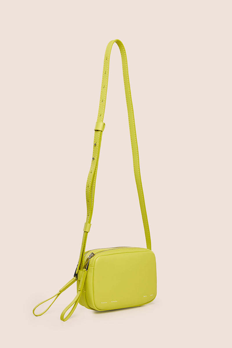 Proenza Schouler Watts leather Camera Bag Lime Green on Garmentory