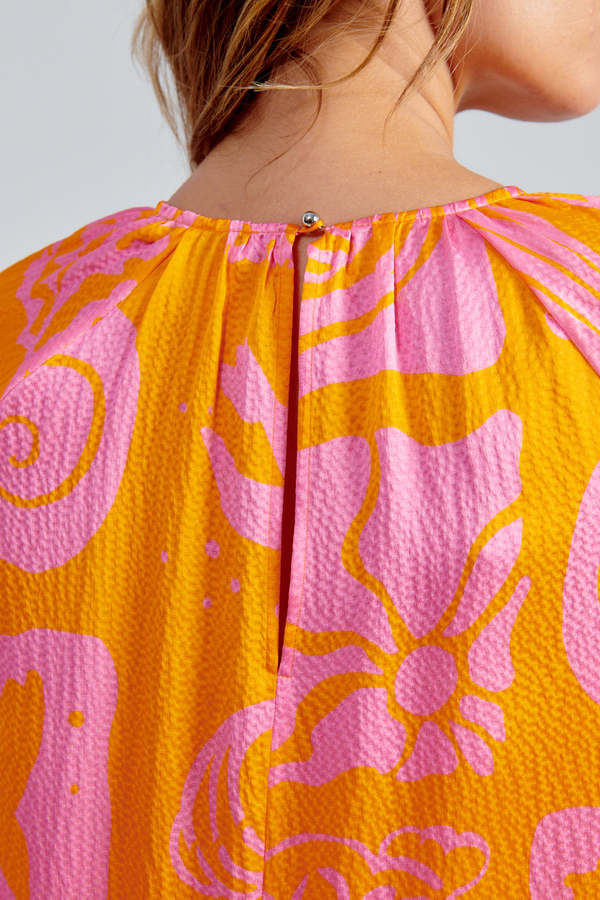 Rodebjer Wava Youthquake Dress - Orange Haze | Garmentory Rodebjer Wava Youthquake Dress - Orange Haze | Garmentory