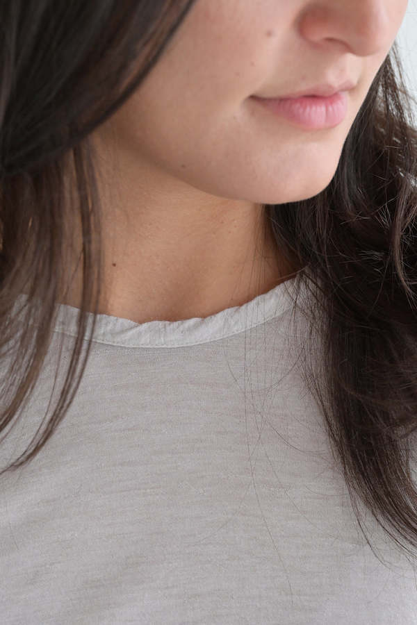 Private 0204 Cashmere Tee Long Sleeve - Desert