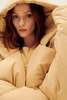 Norma Kamali Hooded Sleeping Bag Coat to Midcalf - Sand - Thumbnail 3