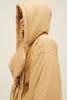 Norma Kamali Hooded Sleeping Bag Coat to Midcalf - Sand - Thumbnail 4