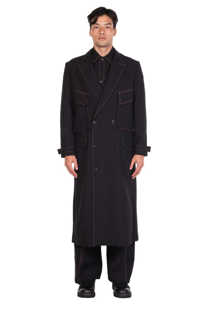 ジャケット・アウター feng chen wang MULTI POCKET COAT 23aw PRADA - feng chen wang MULTI POCKET COAT 23awの通販 by Cody