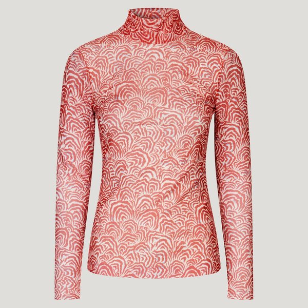 Baum und Pferdgarten Jodi Mesh Top - Red Zebra Shell | Garmentory