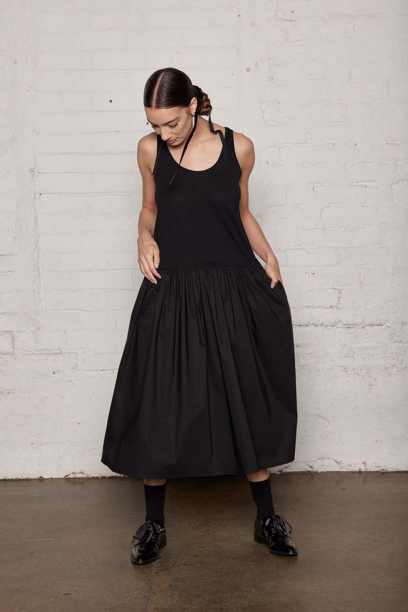 SALASAI BLACKBIRD DRESS - BLACK SALASAI BLACKBIRD DRESS - BLACK