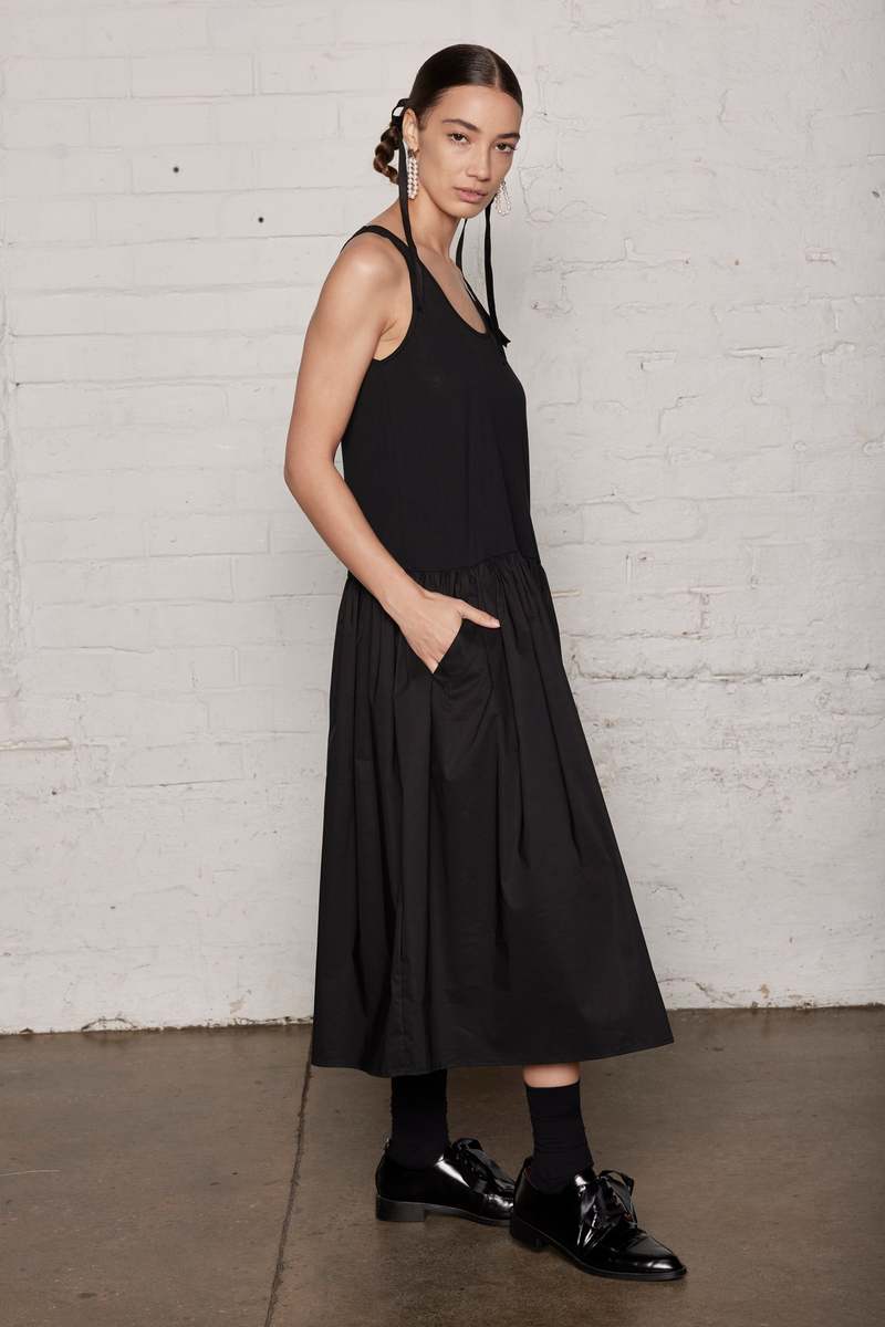 SALASAI BLACKBIRD DRESS - BLACK SALASAI BLACKBIRD DRESS - BLACK