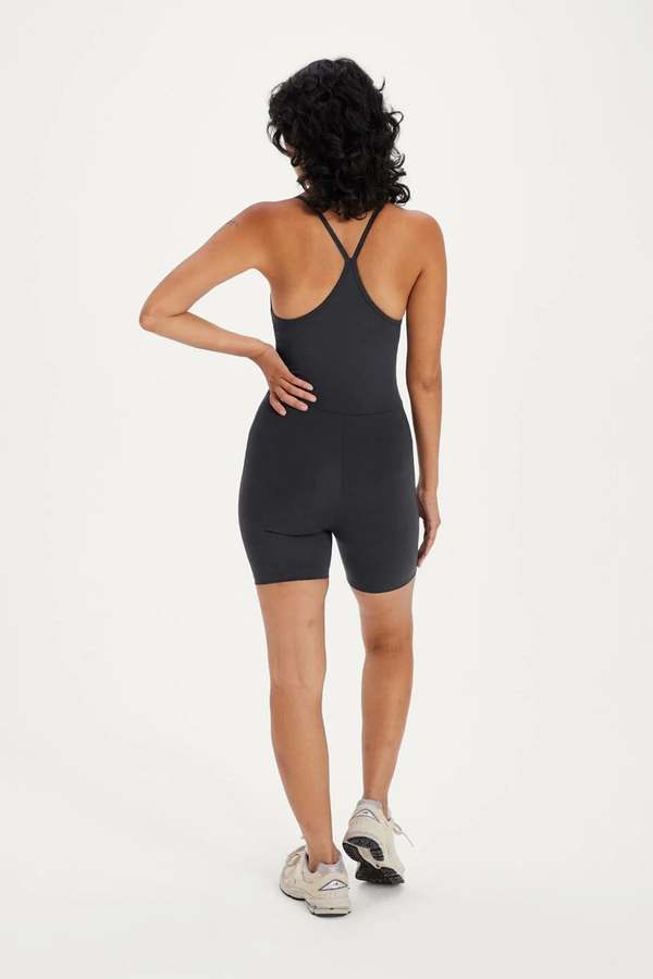 Girlfriend Collective Barre Unitard - Black