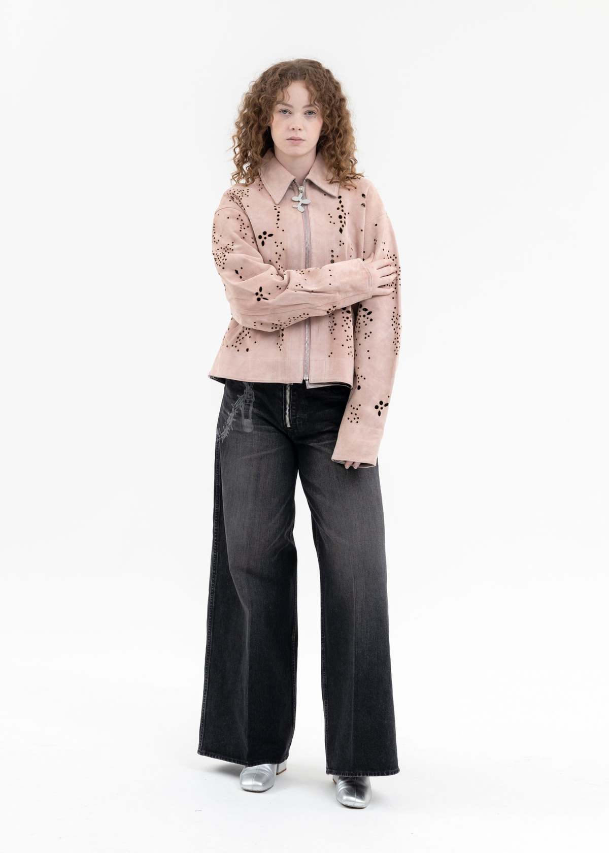 ジャケット・アウター MASU GALAXY-CUT LEATHER JACKET(SALMON) MASU(エムエーエスユー)のGALAXY-CUT LEATHER JACKET SALMONの通販