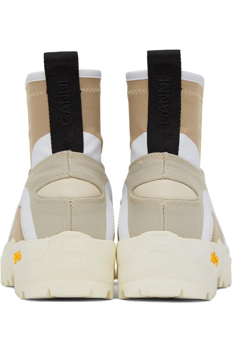 【関税込み】GANNI ベージュ Performance スニーカー Ganni Performance Sneakers - Beige | Garmentory