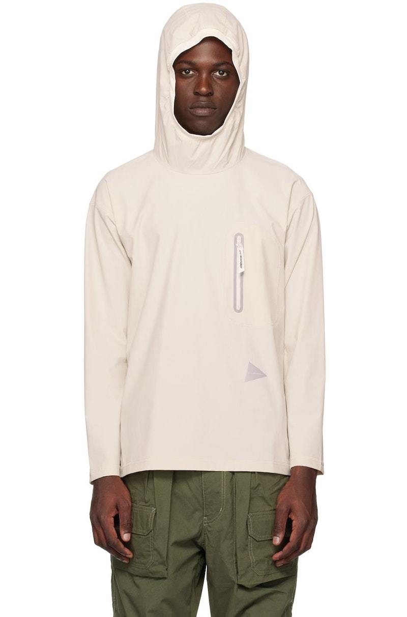 and wander Off-White Cool Touch Hoodie - Light Beige | Garmentory