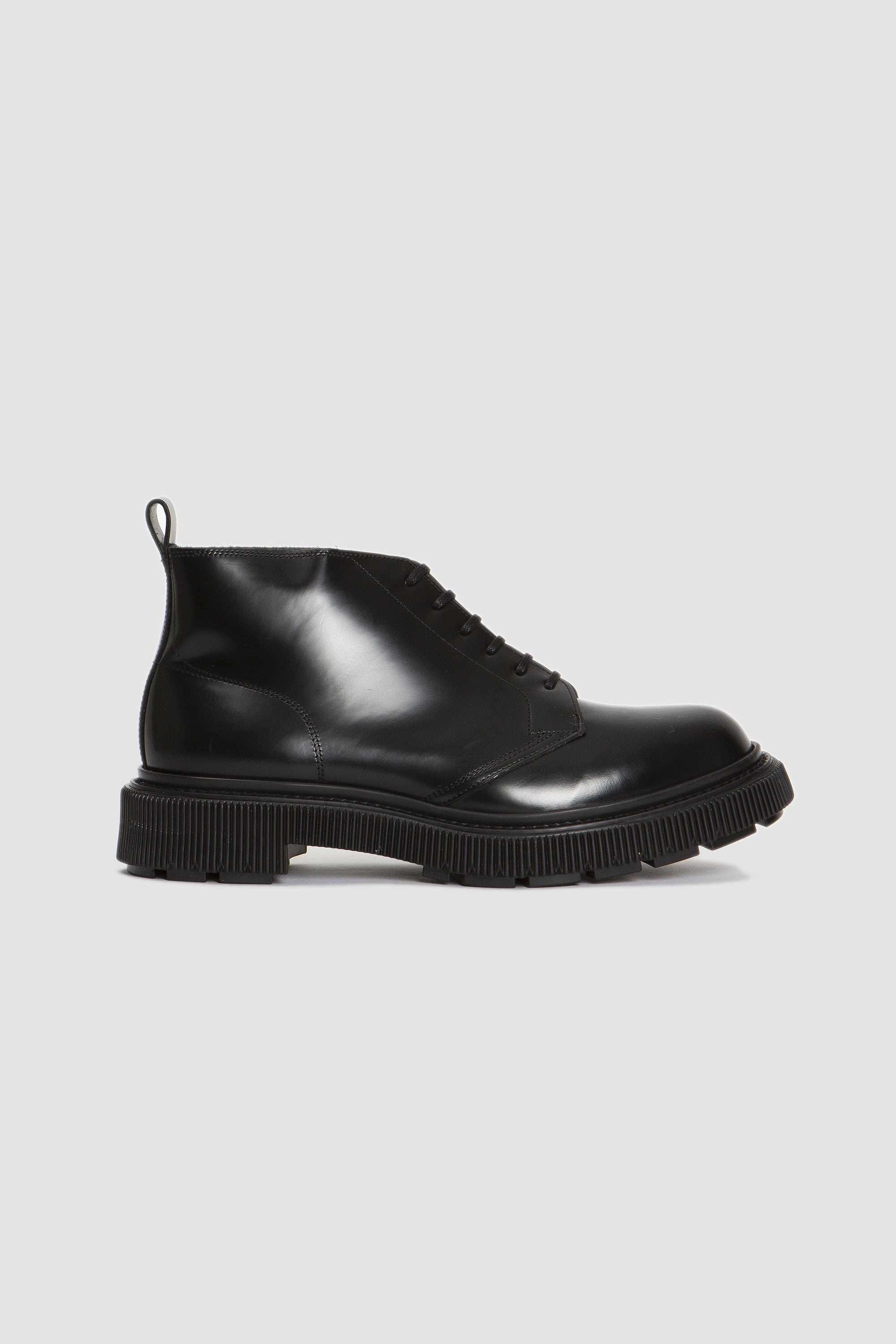 Adieu Boots Sz 42.5 US 9 9.5 Black Leather Chukka Portugal Crepe Sole Mens Ankle ADIEU TYPE 165 BOOT POLIDO BLACK | TODAY CLOTHING main image 2