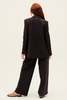 Tibi Tropical Wool Max Blazer - Dark Brown - Thumbnail 5