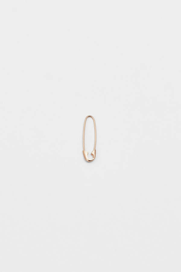 Loren Stewart Mini Safety Pin Earring - 14k Rose Gold