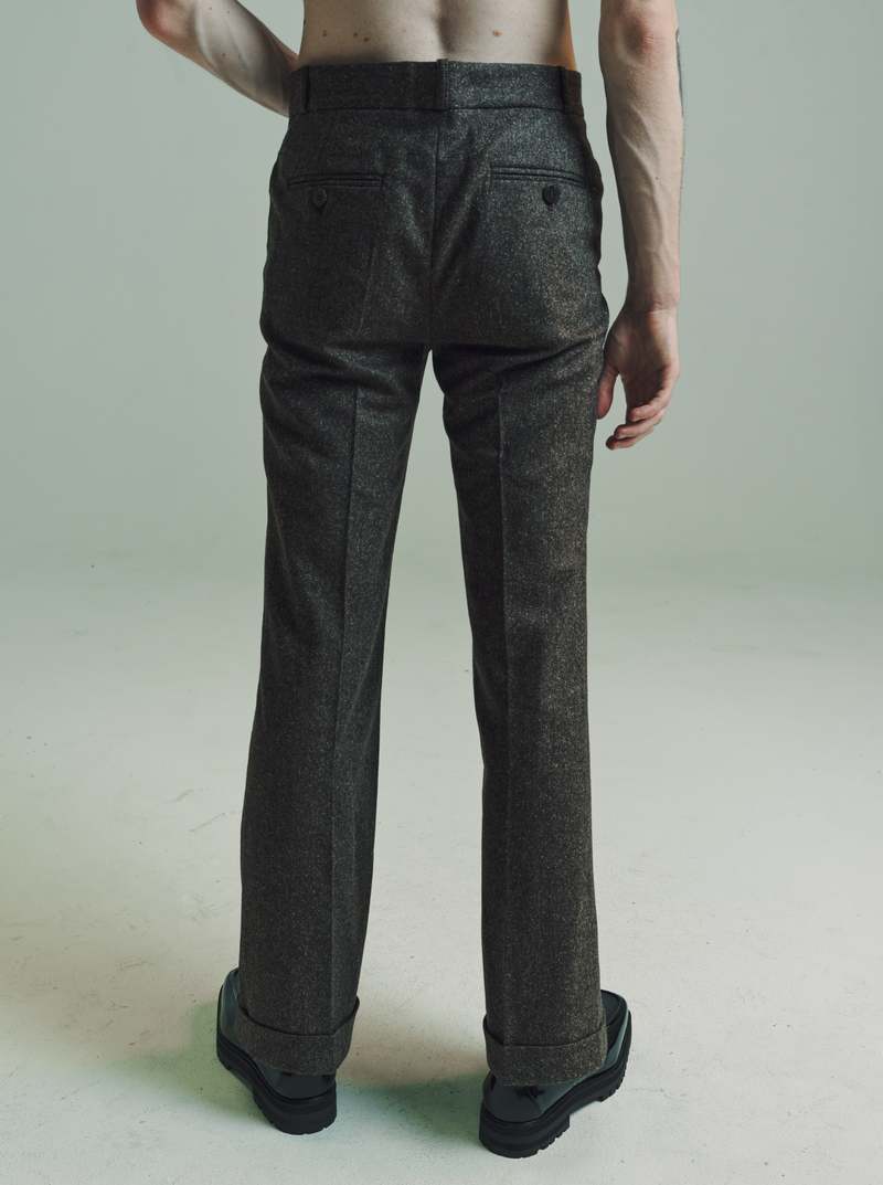 Ernest W. Baker Grey Wool Trousers