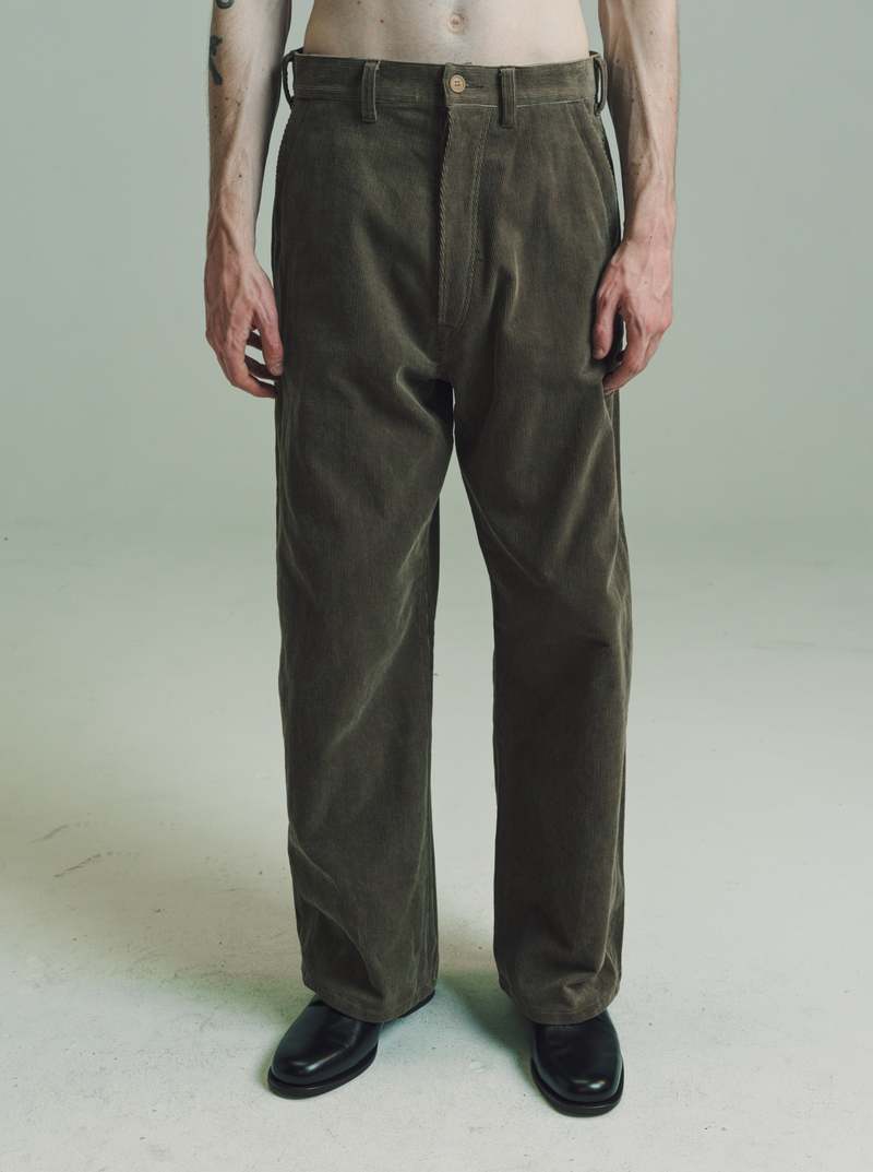 Taiga Takahashi LOT. 204 Engineer Trousers - Gray Beige