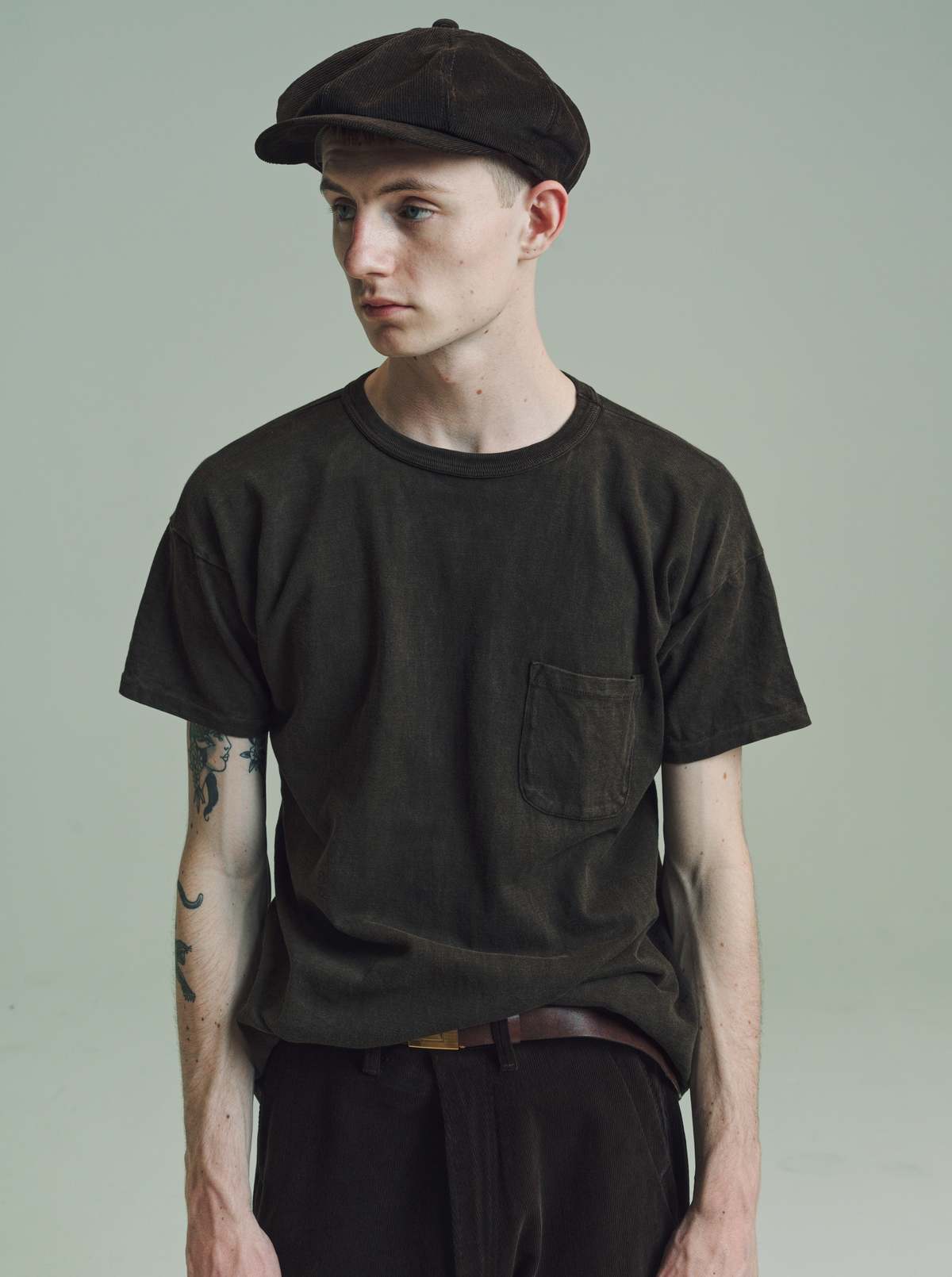 Taiga Takahashi LOT. 601 Tee Shirt - Mud Dyed Brown | Garmentory