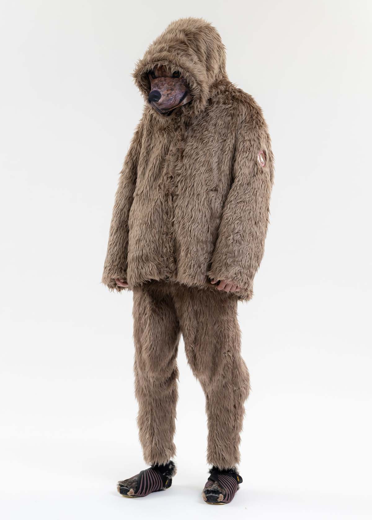 Doublet ANIMAL TRIM FUR BLOUSON - BEIGE | Garmentory