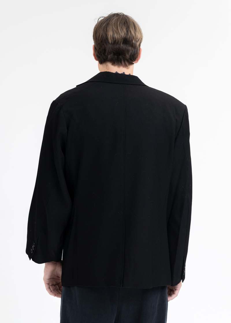 Doublet HALF LOOSE TAILORED JACKET - BLACK | Garmentory