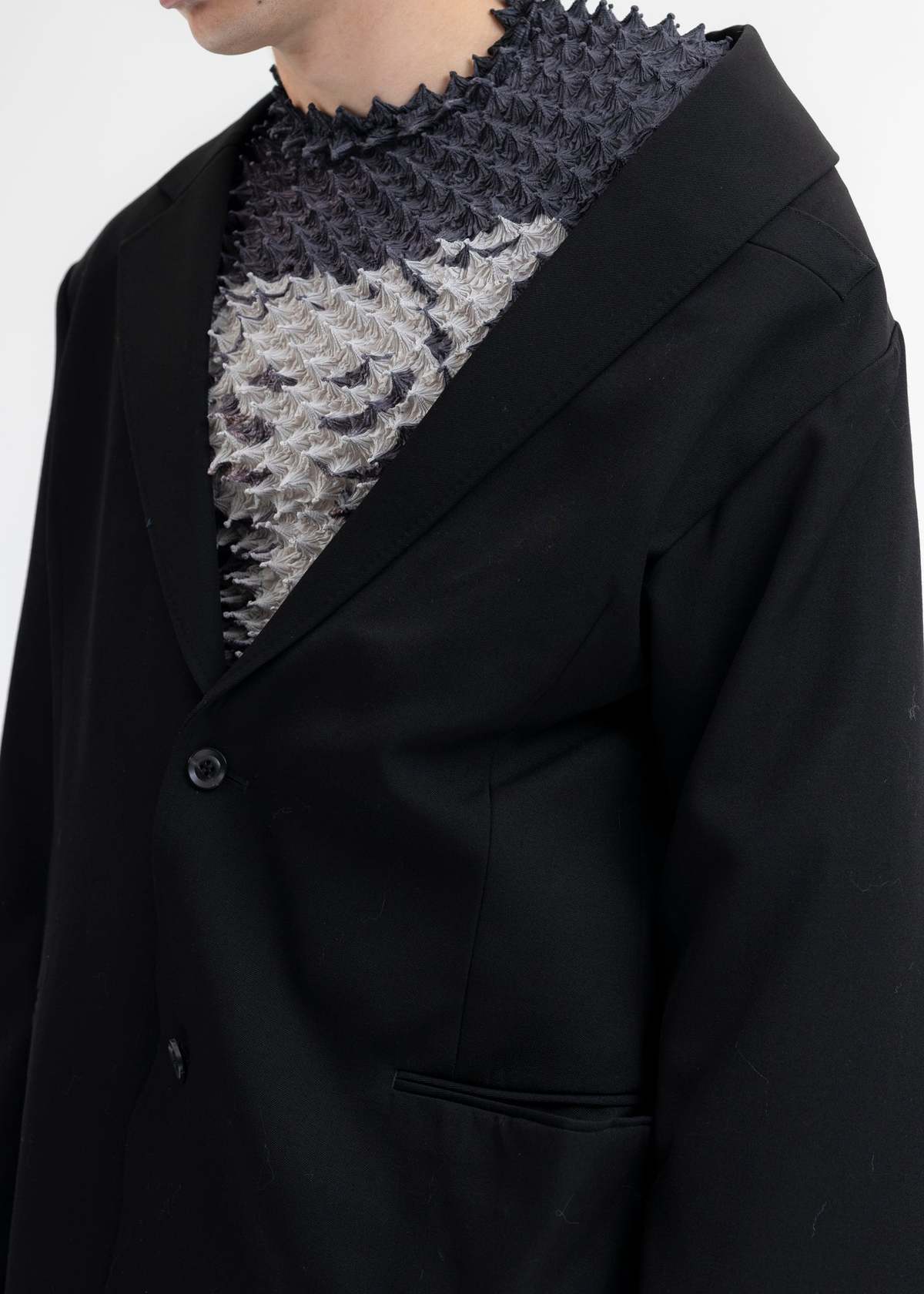 ジャケット・アウター doublet HALF LOOSE TAILORED JACKET Doublet HALF LOOSE TAILORED JACKET - BLACK | Garmentory