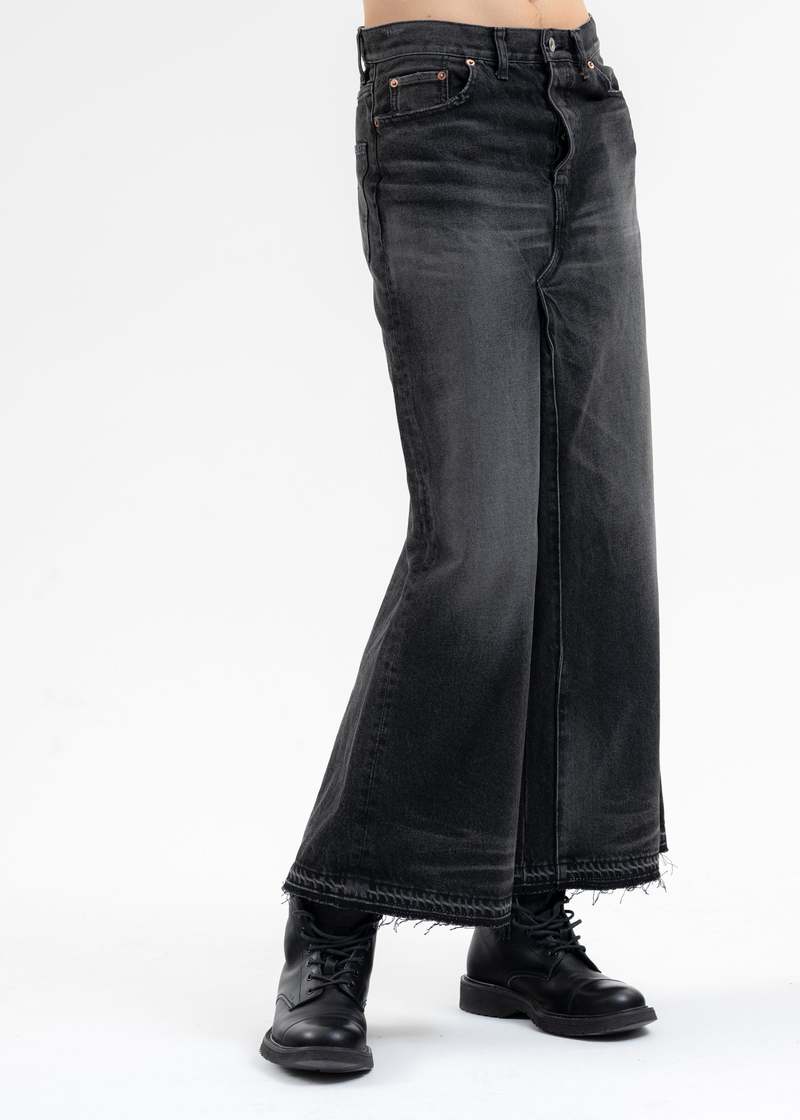 silent and lace denim pants black タグ付き Black Denim Strap Zip Off Pant – ShirtsNThingsAZ