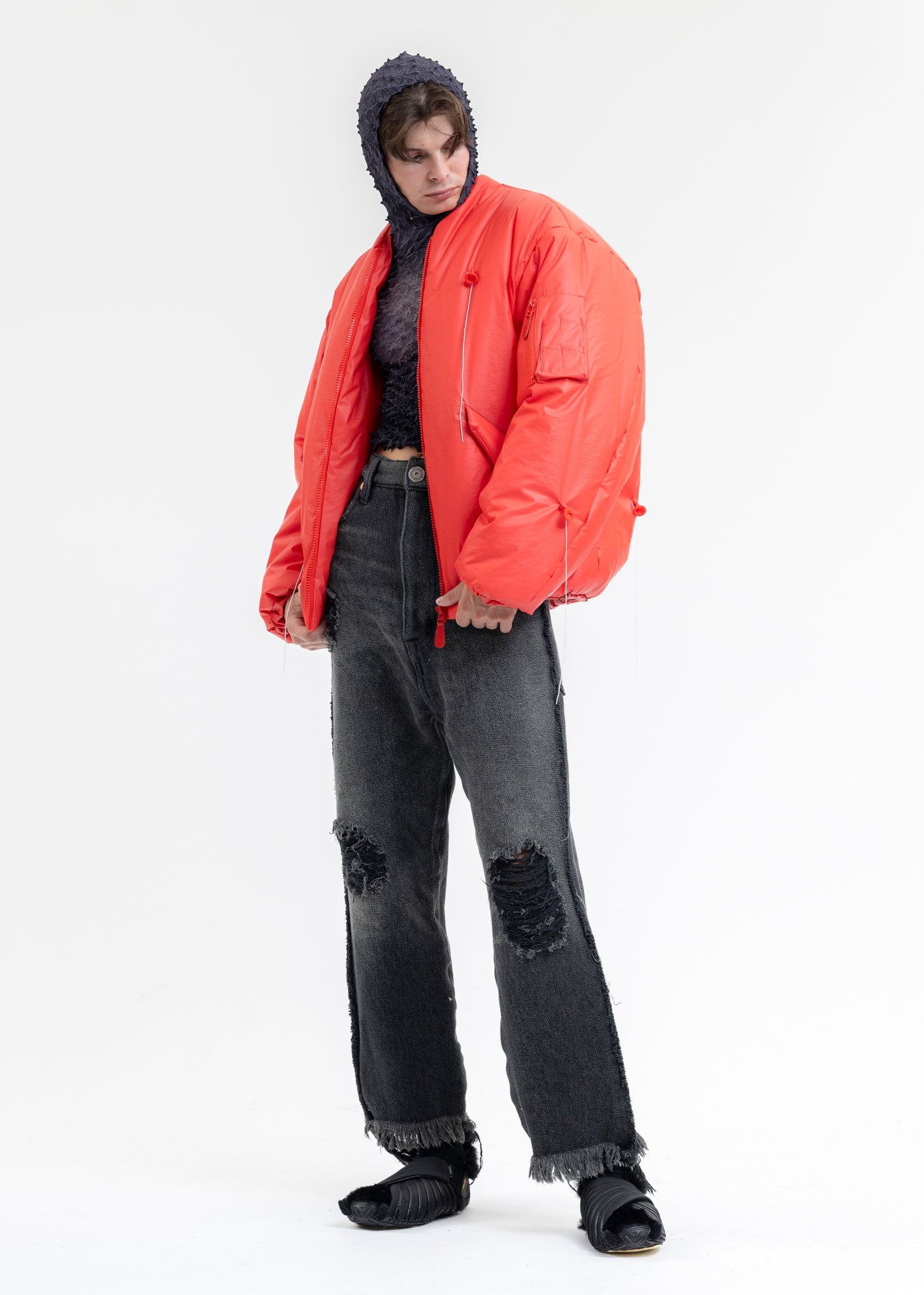 Doublet SHIBORI HOODIE - BROWN | Garmentory
