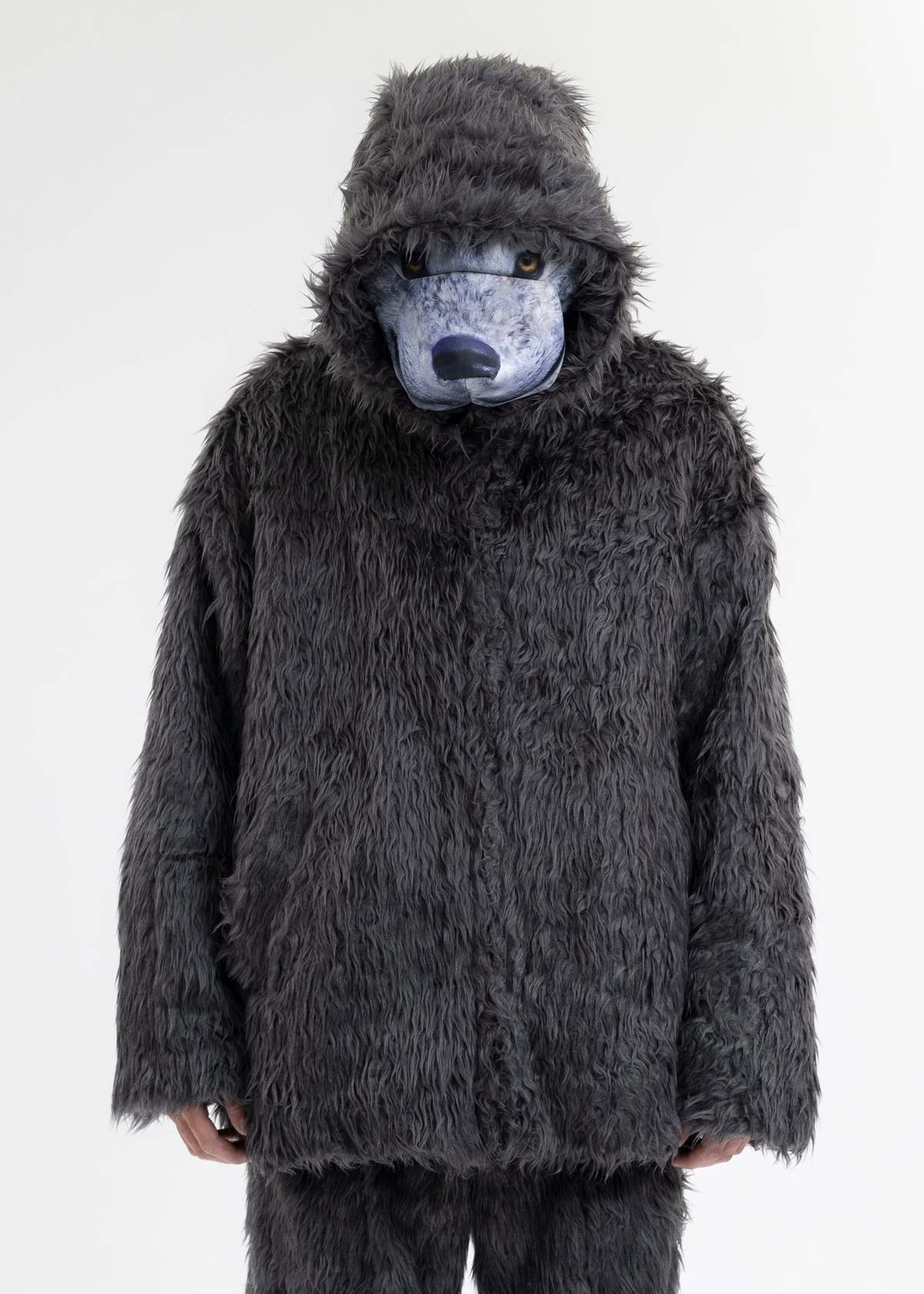 Doublet ANIMAL TRIM FUR BLOUSON - GERY | Garmentory