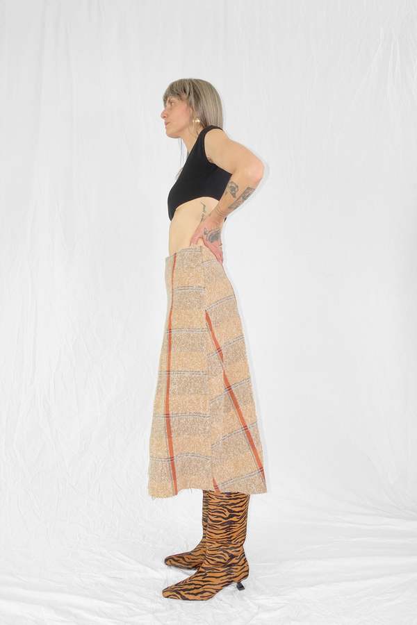 Caron Callahan Camden Skirt - Boucle Blanket Plaid