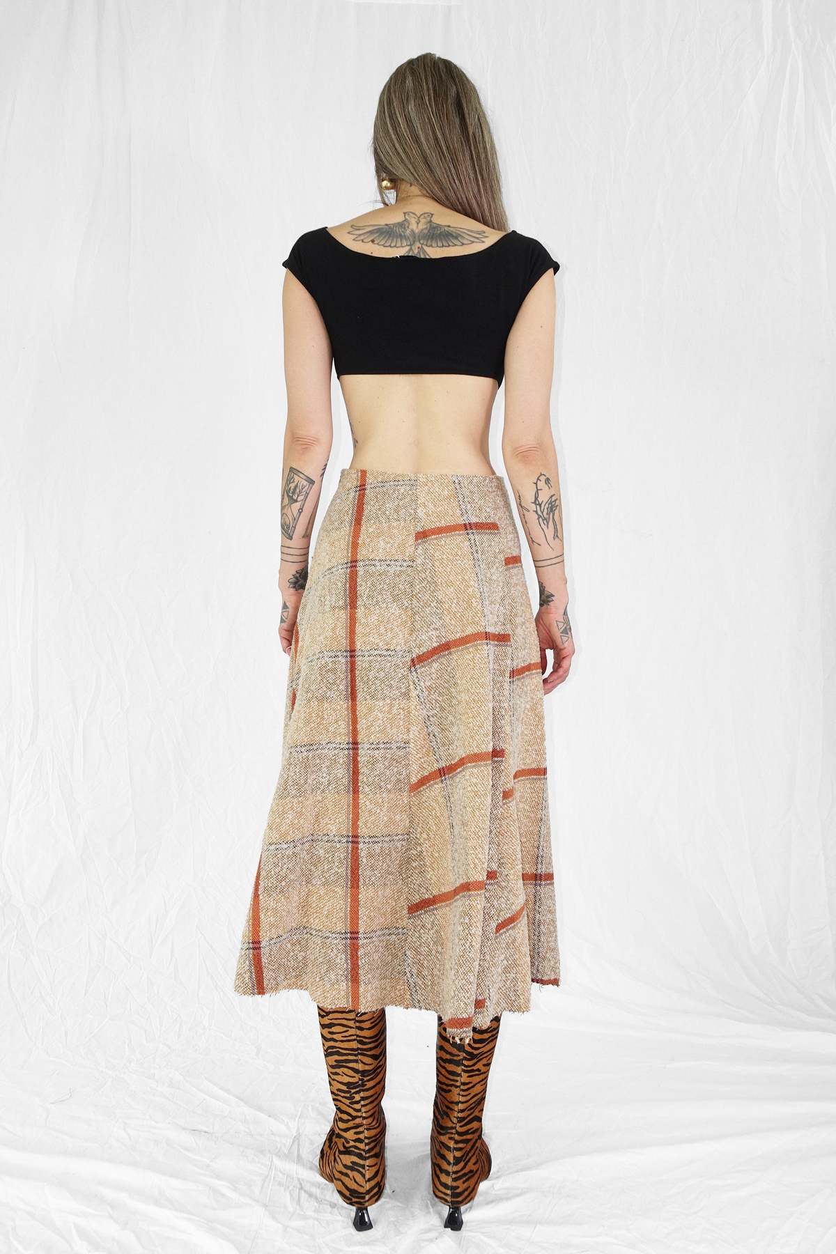 Caron Callahan Camden Skirt - Boucle Blanket Plaid - Image 3 of 3