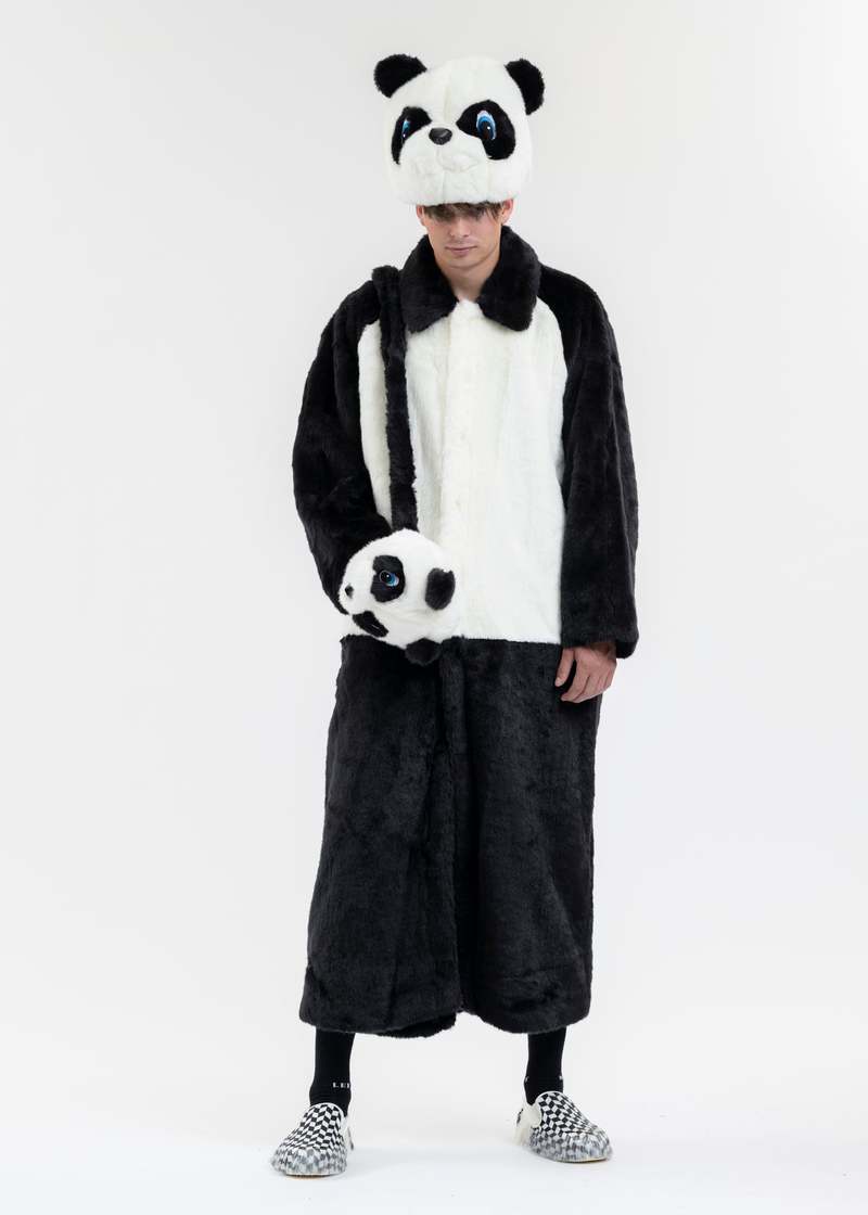 Doublet PANDA COSTUME HEAD BAG - Black/White | Garmentory Doublet PANDA COSTUME HEAD BAG - Black/White | Garmentory
