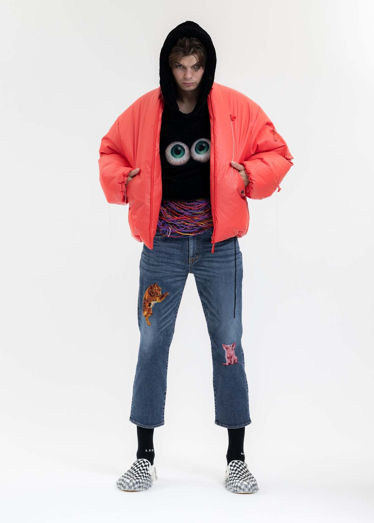 Doublet BALLOON BOMBER JACKET - RED | Garmentory