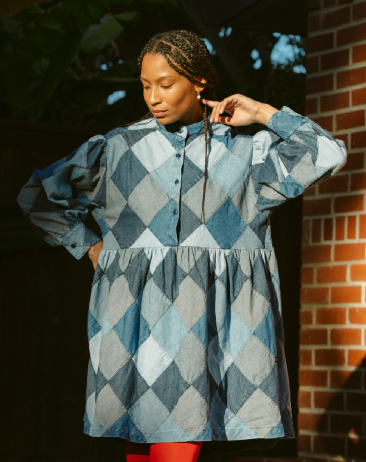 Carleen Diamond Patchwork Dress - Image 1 of 1