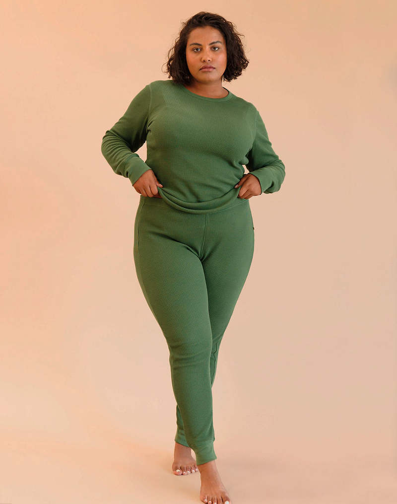 Noble Waffle Bottoms - Juniper Noble Waffle Bottoms - Juniper