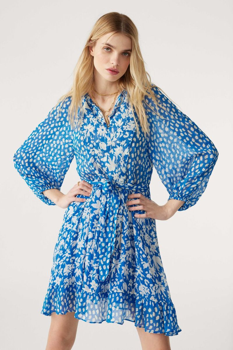 Bash Paris Fiona Dress - Blue | Garmentory Bash Paris Fiona Dress - Blue | Garmentory