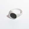 MATTER MATTERS   Onyx Lake Round Ring - Sterling Silver - Thumbnail 1