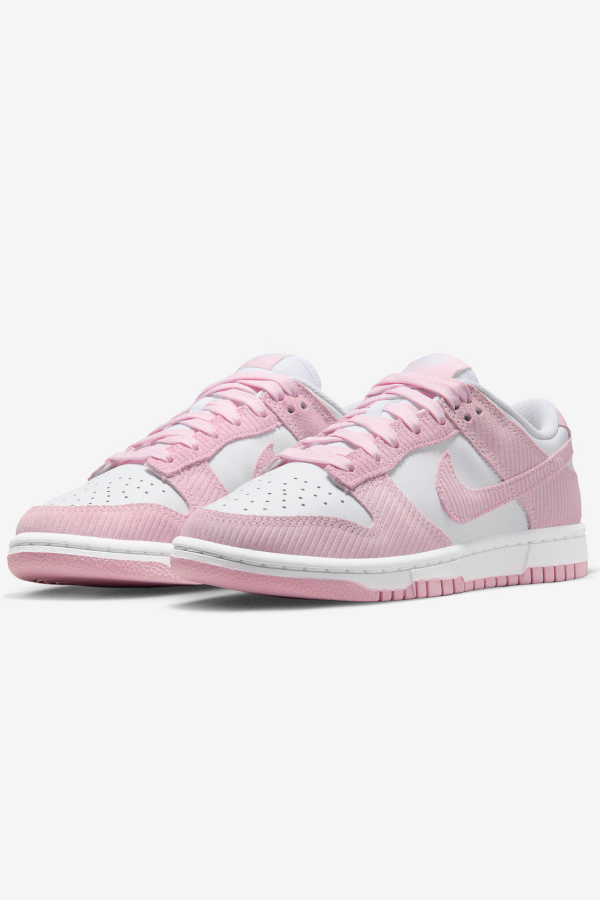 Nike Dunk Low Sneakers - White/Pink Foam