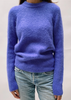 Ganni Brushed Alpaca O-Neck - Simply Purple - Thumbnail 3