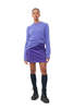Ganni Brushed Alpaca O-Neck - Simply Purple - Thumbnail 4