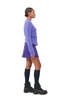 Ganni Brushed Alpaca O-Neck - Simply Purple - Thumbnail 5