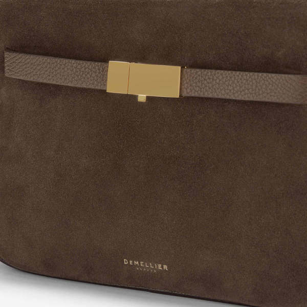 DeMellier New York Crossbody Bag Mocha Suede Garmentory
